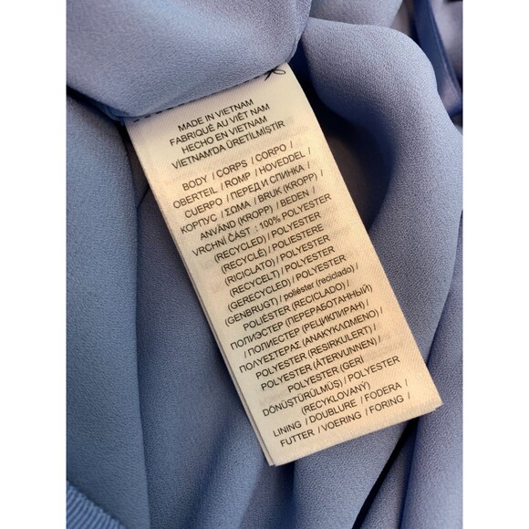 Ralph Lauren Skirt Womens 4P Petite A-Line Floral Ruffle Georgette Asymmetrical - Picture 8 of 9